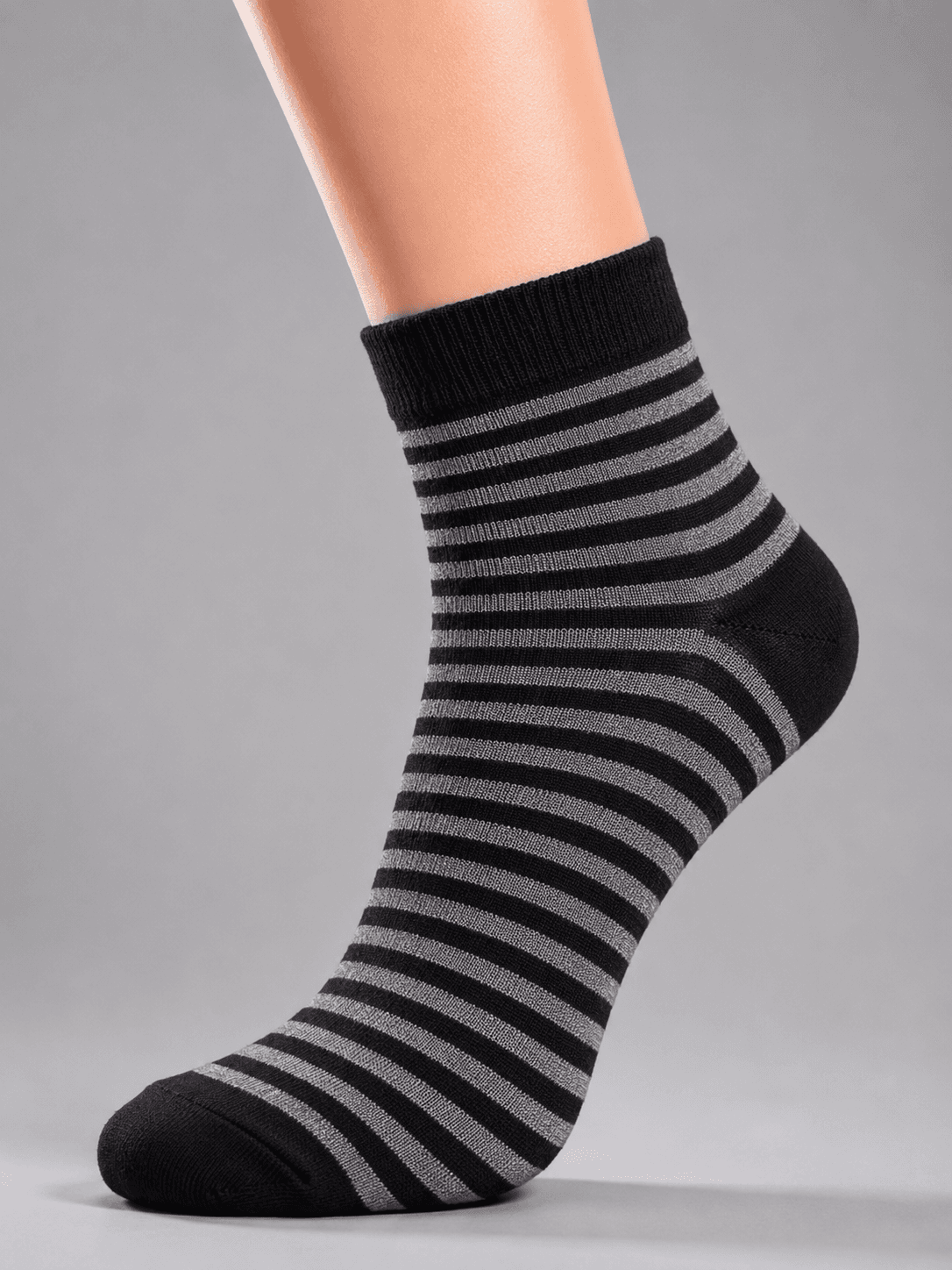 Men's urban striped crew socks made from premium combed cotton blend with assorted stripe designs, offering soft comfort and breathable everyday performance.