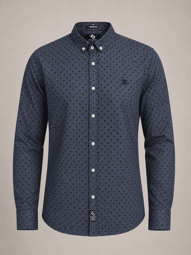 Men’s Premium Cotton Long-Sleeve Shirt