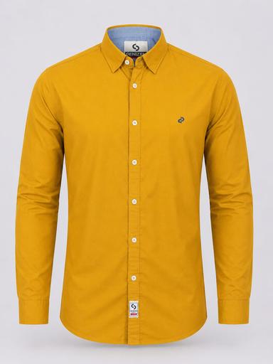 Men’s Premium Cotton Long-Sleeve Shirt