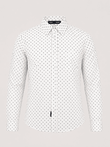 Boys’ Printed & Checked Shamray Cotton Long-Sleeve Casual Shirt