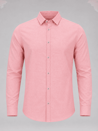 Boys’ Plain Shamray Cotton Long-Sleeve Casual Shirt