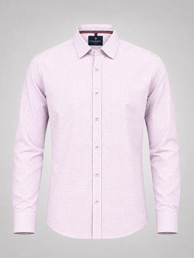 Boys’ Navy & White Geometric Print Long-Sleeve Casual Shirt
