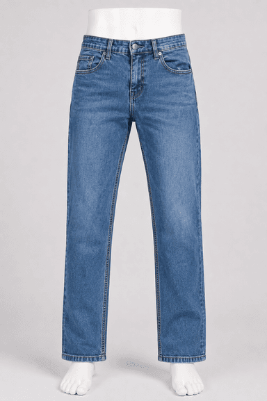Men’s Straight-Fit Denim Jeans Pant – Assorted Washes