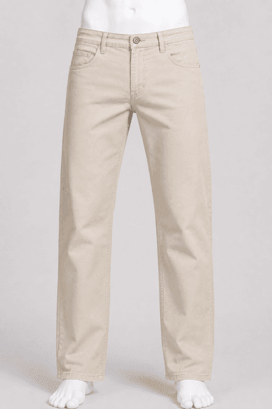 Men’s Classic Straight-Fit Cotton Casual Pants