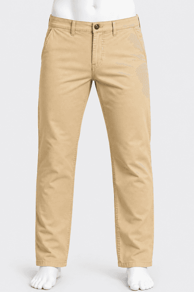Men’s Classic Straight-Fit Cotton Casual Pants