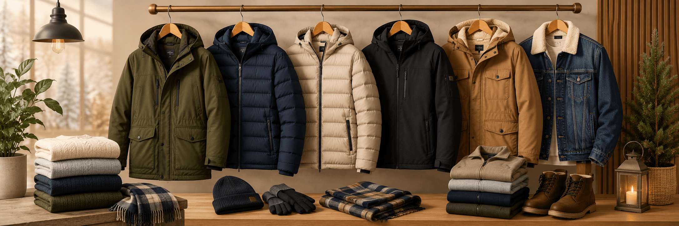 Stay warm in style — jackets collection