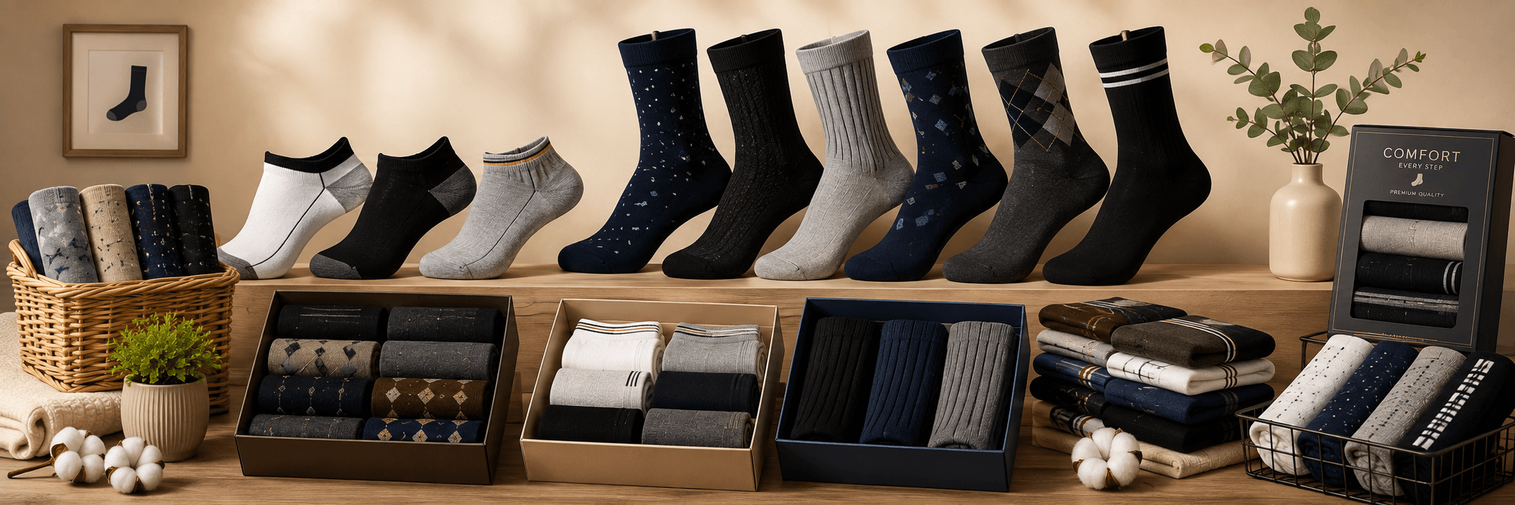 Complete socks collection