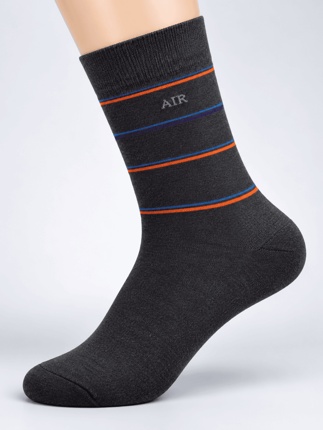 Men's Cotton Blend Striped Crew Socks – Modern Everyday Essentials