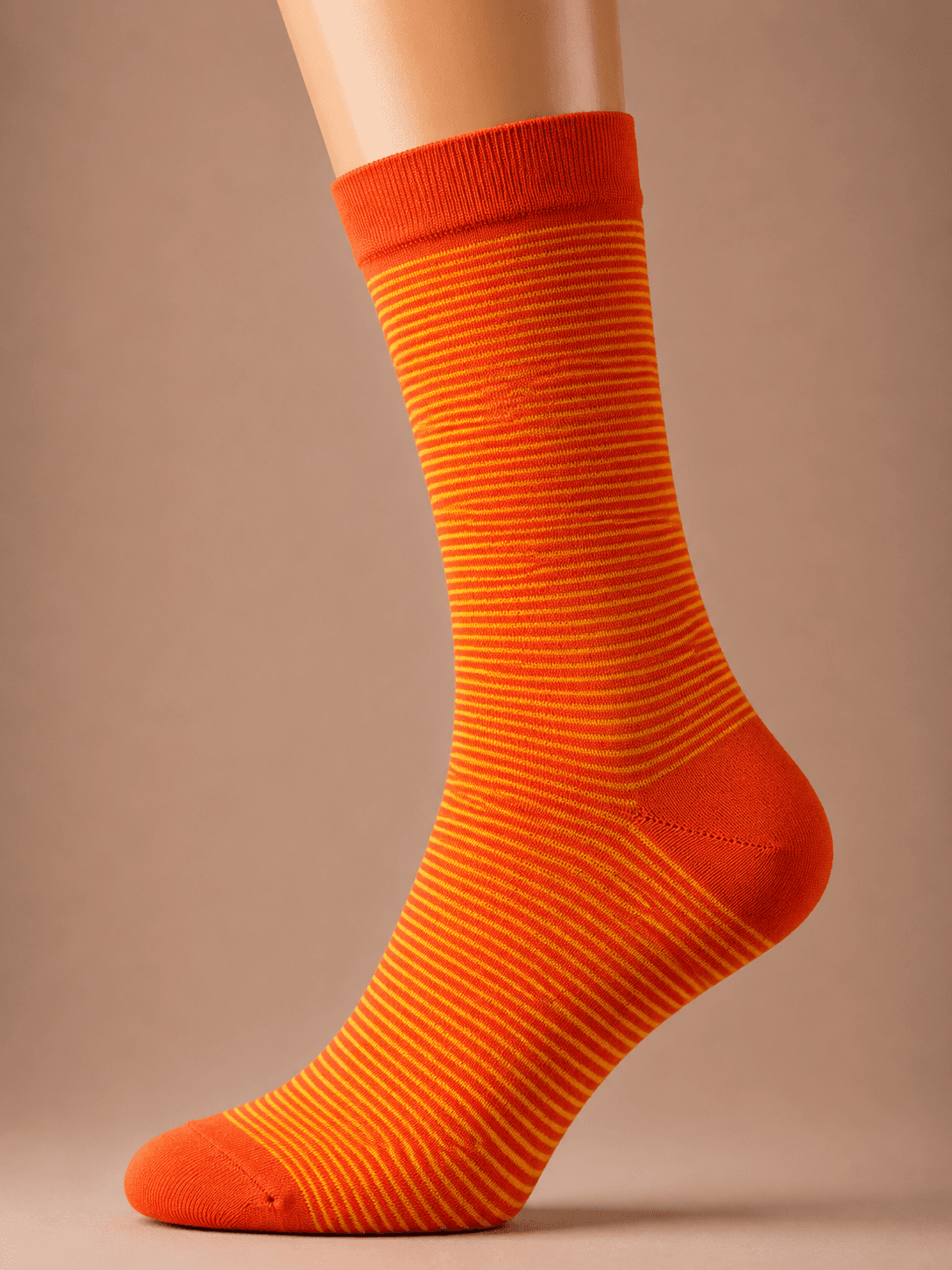 Men's Elite Stripe Cotton Crew Socks – Soft & Durable Collection